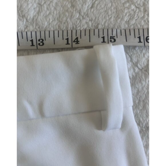 Tory Burch Sport Tech Twill Golf Pants Snow White NWT Size 6 - Picture 8 of 12
